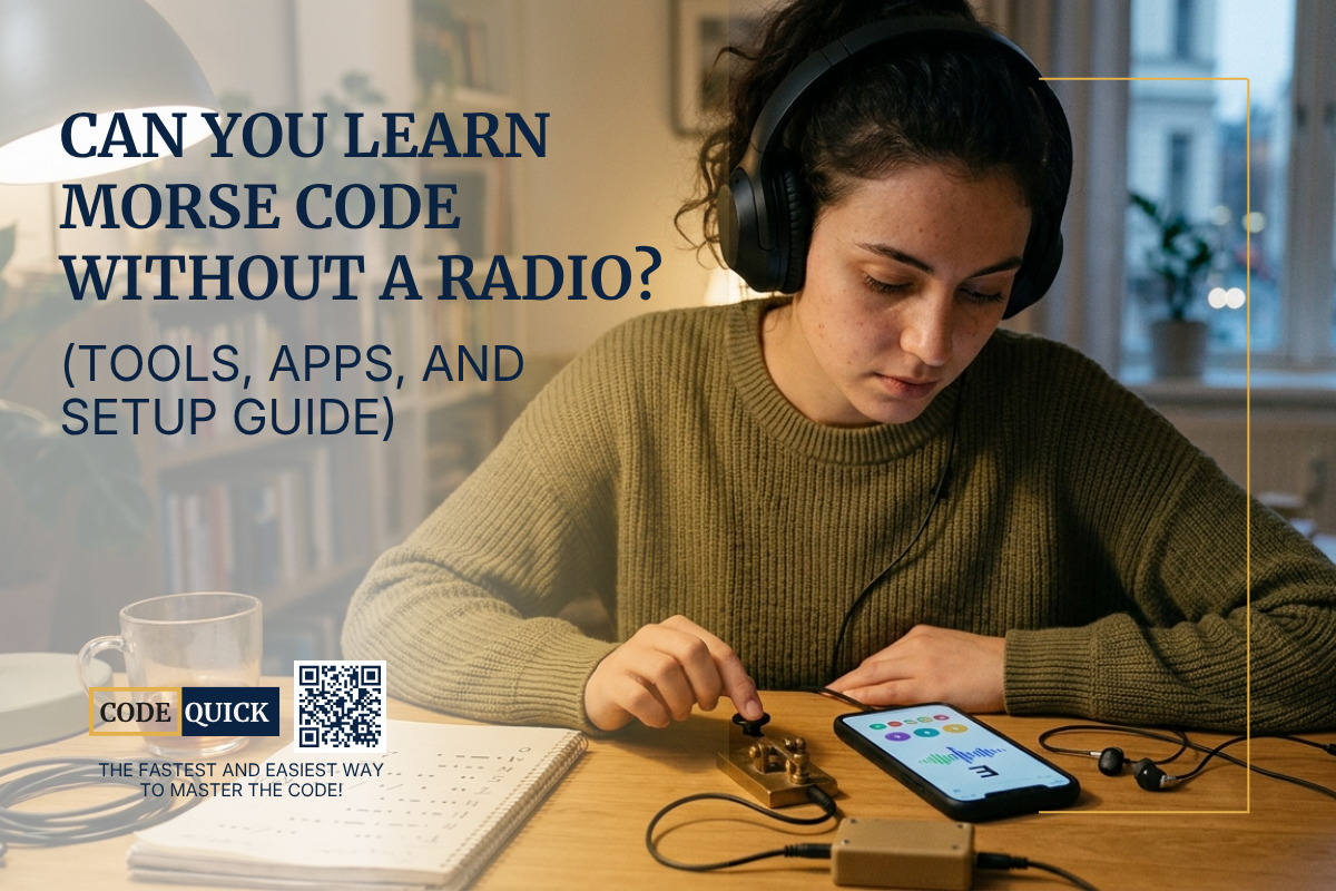 Can You Learn Morse Code Without a Radio? (Tools, Apps, and Setup Guide)